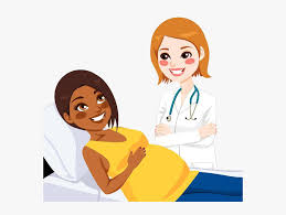 transparent pregnant woman clipart free patient on chemotherapy cartoon hd png download kindpng transparent pregnant woman clipart free