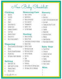 Baby Checklist Free Printable Baby Checklist New Baby Checklist New Baby Products