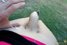 Mariana cordoba draining her lengthy spear. Brunette Solo Shemale Mariana Cordoba Jerking Off Outdoors With Cumshot Finish Trans Pics