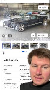 2005 Ford GT Rebuild Vehicle with Minor Front End Damage