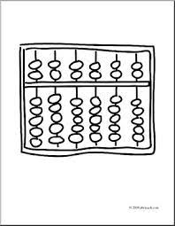 Kids will learn to draw and color baby abacus educational toy. Clip Art Abacus 1 Coloring Page I Abcteach Com Abcteach