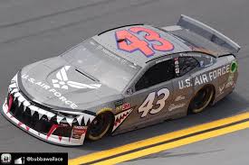 Bubbawallace Looking For Daytona This Saturday Night Best Looking Car On The Track Get You Some Usaf Airfo Nascar Race Cars Nascar Cars Car