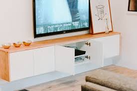 Diy Floating Sideboard Tutorial Petite Modern Life Floating Cabinets Ikea Floating Cabinet Living Room Built Ins