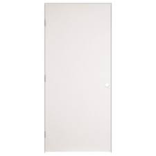 On most prehung interior doors, it will say the standard door width as well as which. Masonite 36 In X 80 In Primed Flush Hardboard Hollow Core Composite Single Prehung Interior Door 74794 The Home Depot