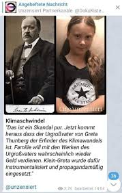 Sie hat zwischen mai 2018 und dezember 2019 fast zwanzig ehrungen und mindestens seit mai 2018 war rentzhog nämlich mit der familie thunberg bekannt. Faktencheck Ist Das Der Urgrossvater Von Greta Thunberg