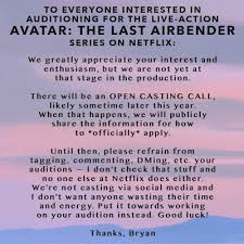 Night shyamalan's 2010 film was criticized for, casting was high on the list, with white actors cast in the roles of main characters aang, katara, and sokka. Update Avatar Live Action Tea Thread Lipstick Alley
