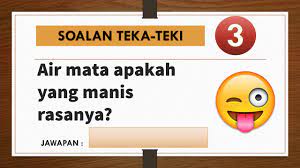 Jom luangkan masa anda dan ketawa sampai kering jawapan: Teka Teki Lucu Lawak Rakyat Malaysia Part 3 Gembira Edutv 2020 Youtube