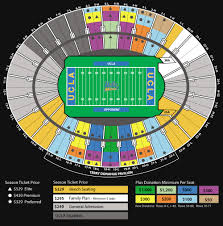 Rose Bowl Seating Chart With Rows