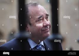 SNP leader Alex Salmond arriving at the Scottish Grand Committee in  Dumfries, today (Friday), carrying the Stone of Destiny. Prime Minister  John Major will also be there to address the committee. Photo