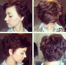 In curly hairstyles, pixie hairstyles, short hairstyles, short hairstyles for women, wavy hairstyles. Pin By Kurze Haare Frisuren On Short Hairstyles For Wavy Hair Short Hair Styles Wavy Pixie Haircut Curly Pixie Hairstyles
