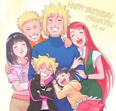 Uzumaki Family Celebrate Minato Birthday Uzumaki Family Naruto Shippuden Anime Anime Naruto