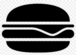 Le concept black and white burger propose de réinventer le monde du burger ! Hamburger Black And White Png Burger Icon Black And White Transparent Png 1200x1200 2992143 Pngfind