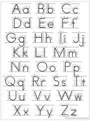 Choose Your Own Alphabet Chart Printable Alphabet Charts