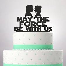 If you and your fiancé are total star wars fanatics, get. Mr Mrs Star Wars Themed Wedding Cake Topper Wedding Cake Toppers Wedding Supplies