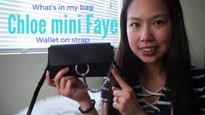Chloe faye sales mini wallet bag