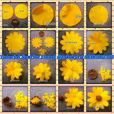 Bros yang terbuat dari kain flanel dengan warna yang mencolok namun tetap soft. Tutorial Bros Sunrise Flanel Bunga Kertas Tisu Bunga Kain Pola Bunga