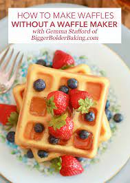How To Make Waffles Without A Waffle Maker Goodcook Goodcook