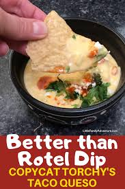 Transform Plain Rotel Dip Into Something More Torchy S Queso Dip Recipe Queso Recipe Recipes Queso Dip