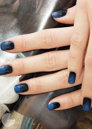 Black And Blue Ombre Nails Fade To Black Nails Stylish Nails Designs Stylish Nails Black Ombre Nails