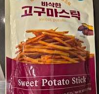 무료 배송으로 내 근처에서 고구마스틱 구매하세요