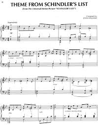 Welcome to violin sheet music! Sheet Music Score Piano John Williams Theme From Schindler S List 1 Pdf