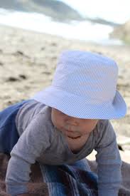 Baby Boy Fedoras At The Beach Blue Corduroy