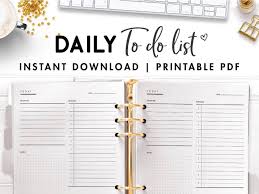 As can be seen, there are a variety of ways to create the perfect list which will work with your situation. Download Free Printable Daily To Do List Template Pdf