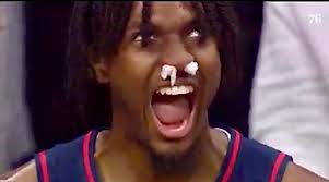 Tyrese Maxey shrugs off bloody nose to score 30 “I'm all right. I tell  everyone that I'm a soldier… I'm going to take UFC lessons, though.” ▶️  https://youtu.be/FxRdiih24x0