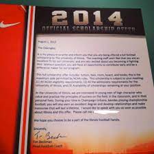 What College Football Scholarship Letters Look Like The Good Bad And Normal Sbnation Com