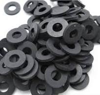 Amazon.com: Arandela de goma negra de 1/2 pulgadas de ...