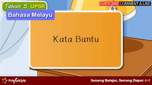 Akhirnya kita bisa kembali merayakan natal dan menyambut tahun baru 2021. Tahun 5 Bahasa Melayu Tatabahasa Kata Bantu Youtube
