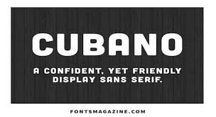 This can make the look of your nick much more beautiful. Cubano Font Family Download The Fonts Magazine