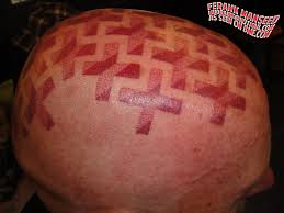 Blowouts are most commonly noticed immediately after a tattoo is finished, however, some take a few weeks to show up. 11 Hours Of Hand Poked Scalp Bme Tattoo Piercing And Body Modification News