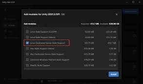 Unity - Manual: Dedicated Server requirements
