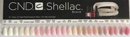 Cnd Shellac Swatches And Nail Tips Including Boho Wild