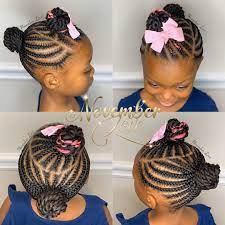 November Love On Instagram Children S Braids And Buns Booking Link In Bio Childrenh Toddler Braided Hairstyles Black Kids Hairstyles Kids Hairstyles Girls