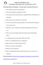 At one point kubrick noticed a potential location out his window, and became so distracted describing to milsome how he wanted the location used in the film that he crashed the car into a six foot deep ditch, rolling the. 10 Most Common Electrician Interview Questions Answers
