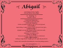 Meaning Of Name Abigail Png 857 662 Names With Meaning Baby Girl Names Meant To Be