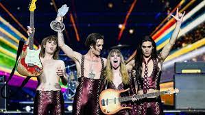 Maneskin of italy appear on stage after winning the 2021 eurovision song contest in rotterdam maneskin's win was only italy's third victory in the immensely popular contest and the first since toto. H M4txsgkdpbgm