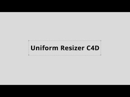 Resize Anything Precisely With New Uniform Resizer C4d Lesterbanks