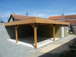 Vente D Abris Camping Car Bois 49 44 85 53 79 Abri Camping Car Abri Pour Voiture Pergola Garage Bois Toit Plat