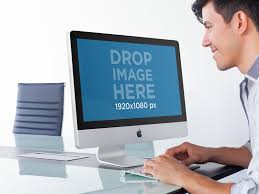 New Imac Mockup Of A Man Working In An Office Meeting Room Try It Here Https Placeit Net Stages Imac Mockup Of A Man Wor Iphone Mockup Imac Digital Design