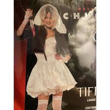 Bride of chucky makeup bride of chucky costume. Dresses Tiffany Bride Of Chucky Costume Adult Poshmark
