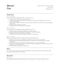 Sample secretary resume that is easy to adapt for your own use. Criminal Justice Internship Resume Examples And Tips Zippia