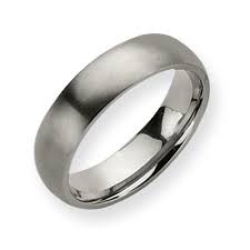 Titanium 6mm Brush Men S Wedding Band From Daniel S Jewelers Titanium Wedding Rings Wedding Ring Sizes Brushed Ring