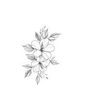 Flower Stencil Simple Flower Tattoo Tiny Tattoos Flower Stencil