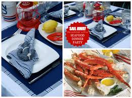 13 seafood dinner ideas for a romantic night in. Set A Nautical Tablescape And Host A Summer Seafood Dinner Party Tips And Recipes The Part Summer Entertaining Recipes Seafood Dinner Seafood Dinner Party