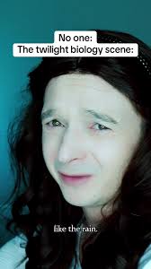 Enjoying the rain? Twilight Style Acting