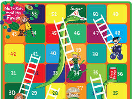 healthy snakes ladders game