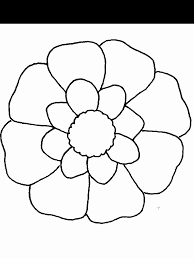 It's easy to let your creativity soar. Simple Flower Coloring Pages Coloring Home